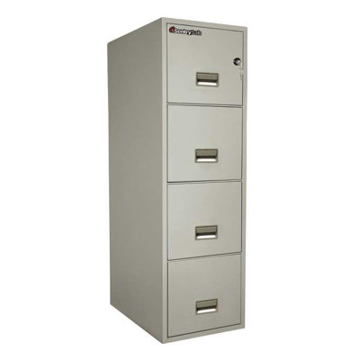 Sentry Safe 1 Hr Fireproof Key Lock 4 Drawer Letter File Safe