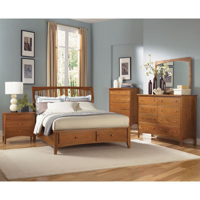 A-America Cherry Garden 5 Drawer Chest