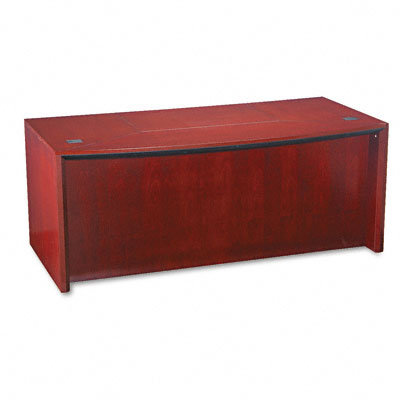 Mayline Group Corsica Series Bow Front Executive Desk Top