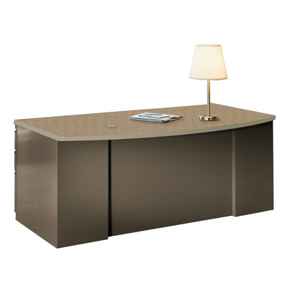 Mayline Group CSII Bow Front Executive Desk