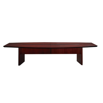 Mayline Group 10' Corsica Boat-Shaped Conference Table