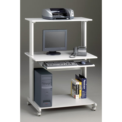 Mayline Group Crosswinds Small Office/Home Office: Mobile Multimedia Computer Worktable