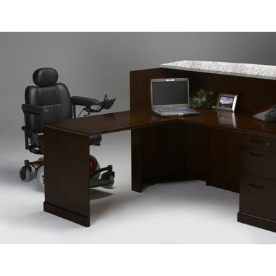 Mayline Group Sorrento Reception Station with ADA Return