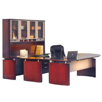 Mayline Group Napoli U-Shape Desk Office Suite