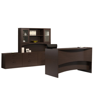 Mayline Group Brighton Standard Desk Office Suite