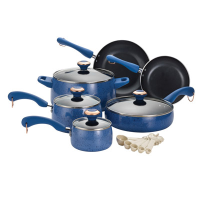 Paula Deen Porcelain Nonstick Aluminum 15-Piece Cookware Set