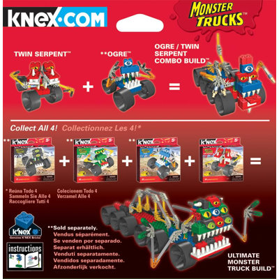 K'NEX Monster Trucks-Twin Serpent