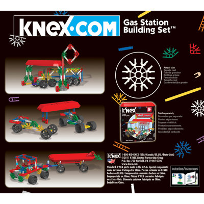 K'NEX Classics Gas Station Building Set