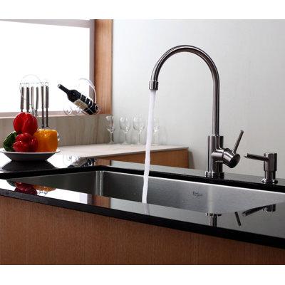 Kraus One Handle Single Hole Kitchen Faucet