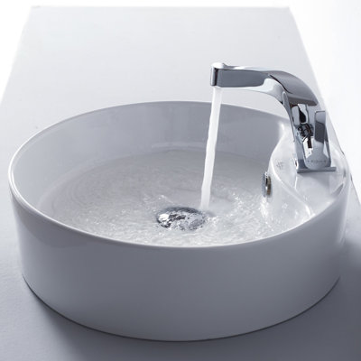 Kraus Bathroom Combos Single Hole Typhon Faucet with Single Handle