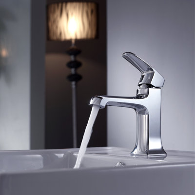 Kraus Bathroom Combos Decorum Faucet with Single Lever Handle