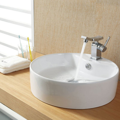 Kraus Bathroom Combos Single Hole Unicus Faucet with Single Handle