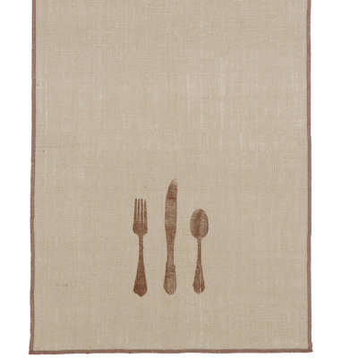 Eastern Accents Rustique Burlap Table Runner