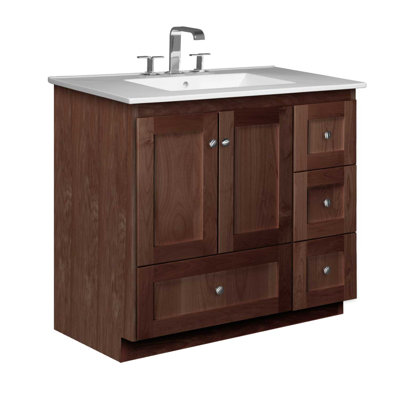 Strasser Woodenworks Simplicity 37" Bathroom Vanity