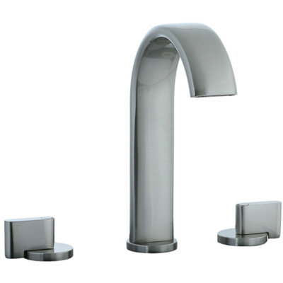 Cifial Techno M3 Double Handle Deck Mount Roman Tub Faucet with Optional Rough Valve