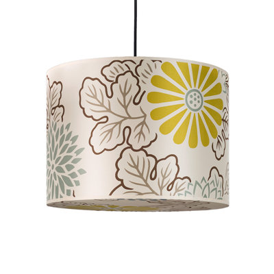 Lights Up! Meridian 2 Light Large Drum Pendant