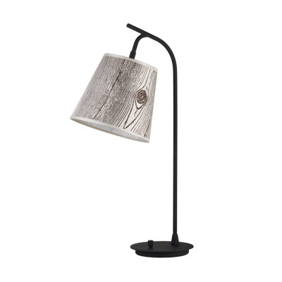 Lights Up! Walker Table Lamp in Powder Coated Black
