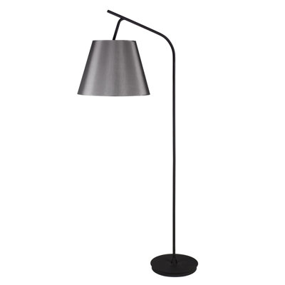 Lights Up! Walker Floor Lamp in Powder Coated Black