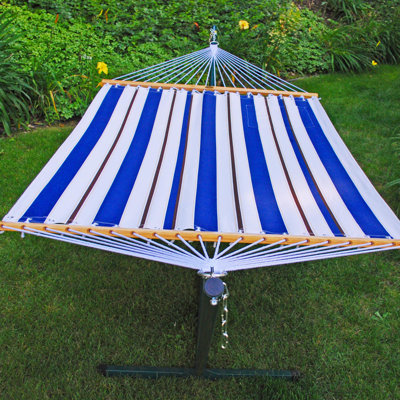 Algoma Net Company Fabric Hammock and Stand Combination