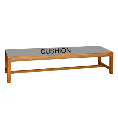 Three Birds Casual Charleston Boxed  Backless Bench Cushion