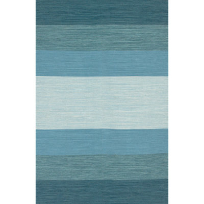 Chandra Rugs India Blue Striped Rug