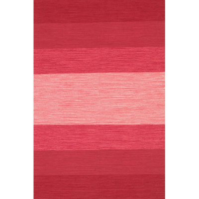 Chandra Rugs India Red Striped Rug
