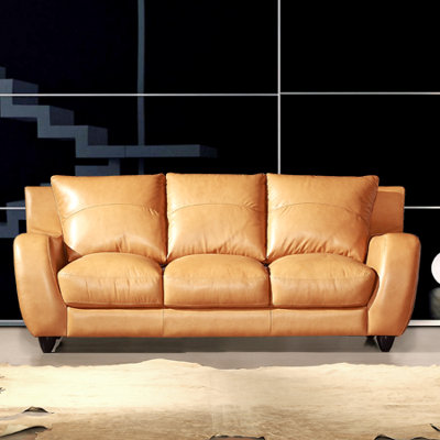 Hokku Designs Napoli Leather Sofa