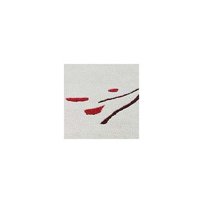 Hokku Designs Inari White/Red Rug