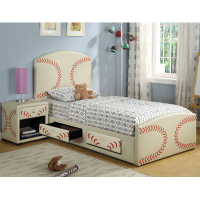 Hokku Designs Sports Fun Baseball Bed