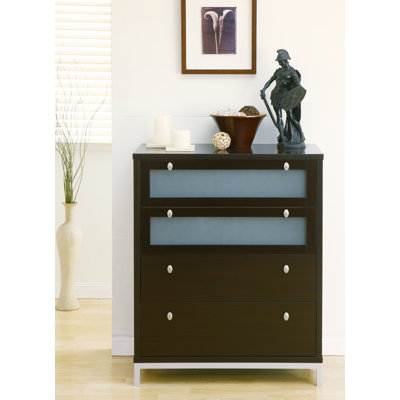 Hokku Designs Grove Modern 4 Drawer Chest