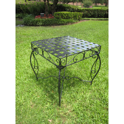 Mandalay Wrought Iron Side Table