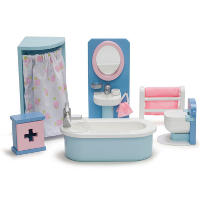 Le Toy Van Rosebud Doll House Bathroom Set