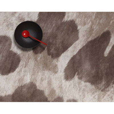 Chilewich Cowhide Zip with Brown Spots