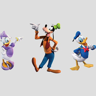 Fathead Donald, Daisy and Goofy Wall Graphic