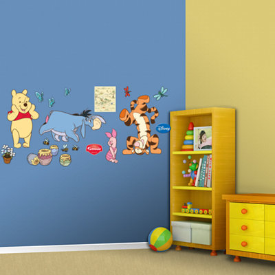 Fathead Winnie the Pooh and Friends Wall Graphic