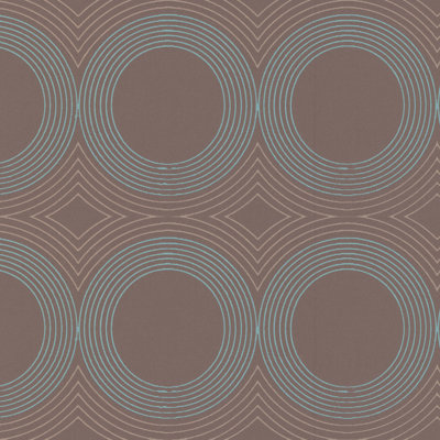 Graham & Brown Scope Aqua Wallpaper by Superfresco