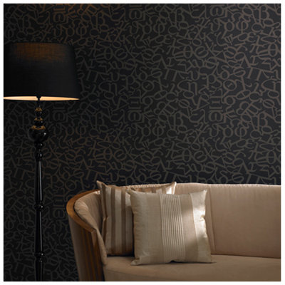 Graham & Brown Alphabet Wallpaper by Basso & Brooke