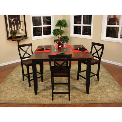 American Heritage Rosetta 5 Piece Counter Height Dining Set
