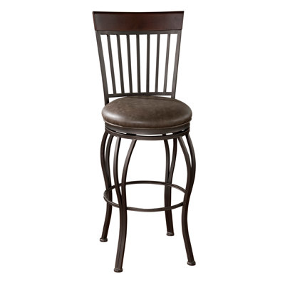 American Heritage Torrance Bonded Leather Stool
