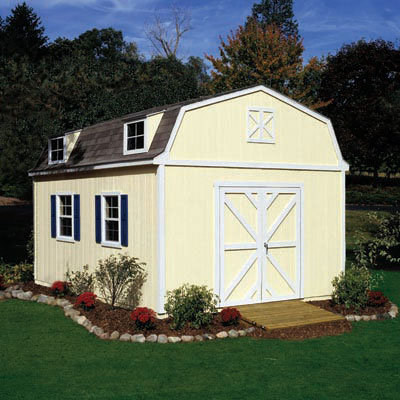 Handy Home Premier Series Sequoia Wood Storage Shed