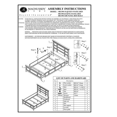 Magnussen Furniture Harrison Panel Bed