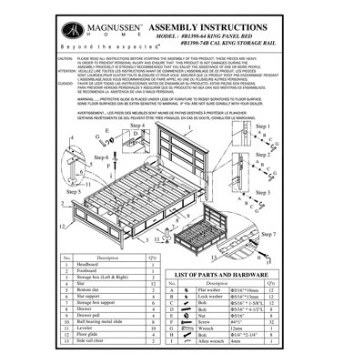 Magnussen Furniture Harrison Panel Bed