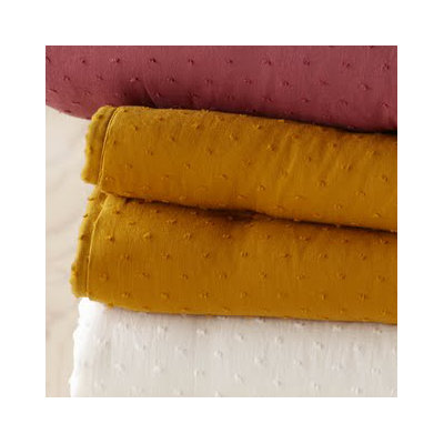Coyuchi Swiss Dot Baby Coverlet