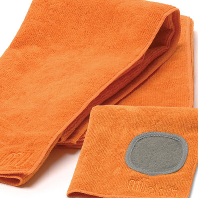 MU Kitchen MUmodern Dishcloth and Dishtowel Set in Orange