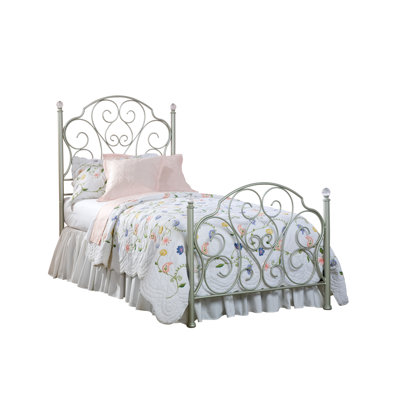 Standard Furniture Spring Rose Metal Bed