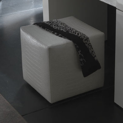 Rossetto USA Nightfly Pouf Cube Ottoman