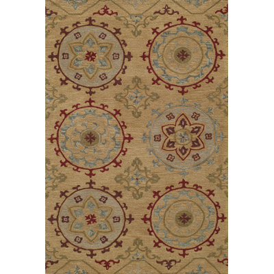 Momeni Habitat Gold Uzbek Suzani Rug