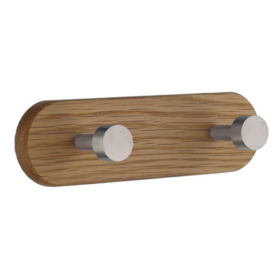 Smedbo Beslagsboden Rounded Oak Coat Hook