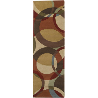 Surya Rug Forum Chocolate/Red Rug