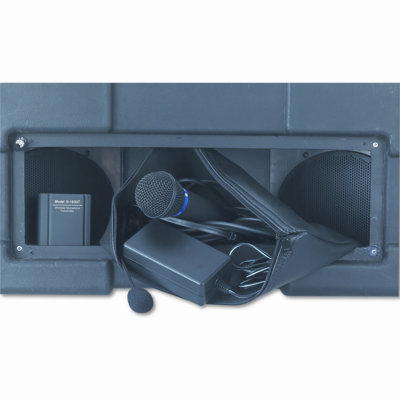 AmpliVox Sound Systems Amplipod Wireless Portable Podium/Lectern, Black